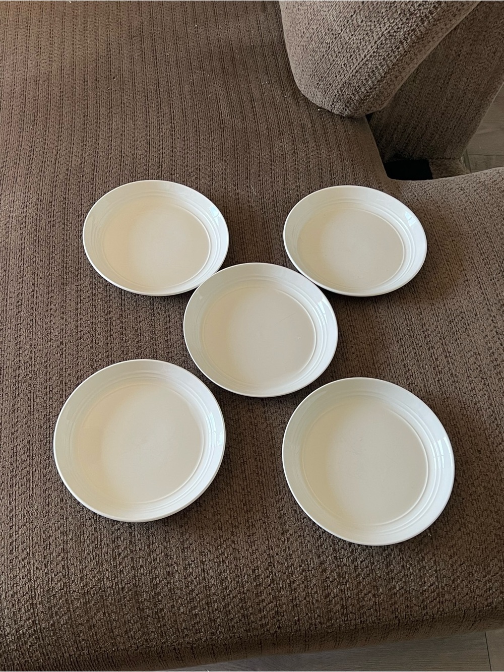 Threshold Westfield White Stoneware Salad Plates Set of 5